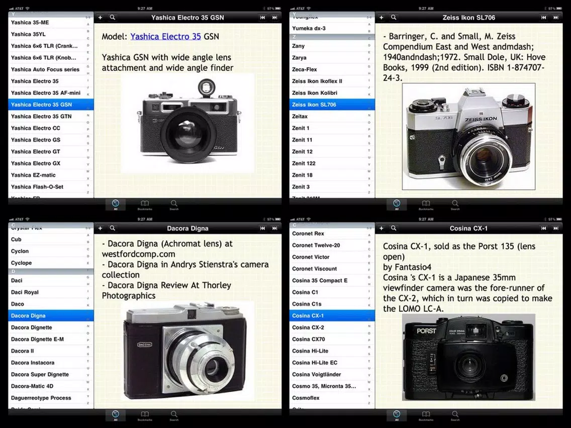 The Complete Camera Bible iPad Screenshots