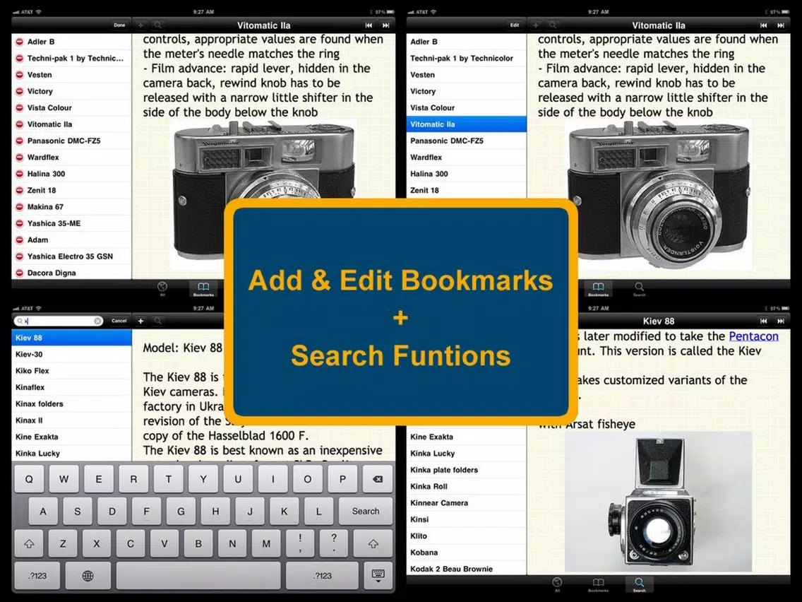 The Complete Camera Bible iPad Screenshots