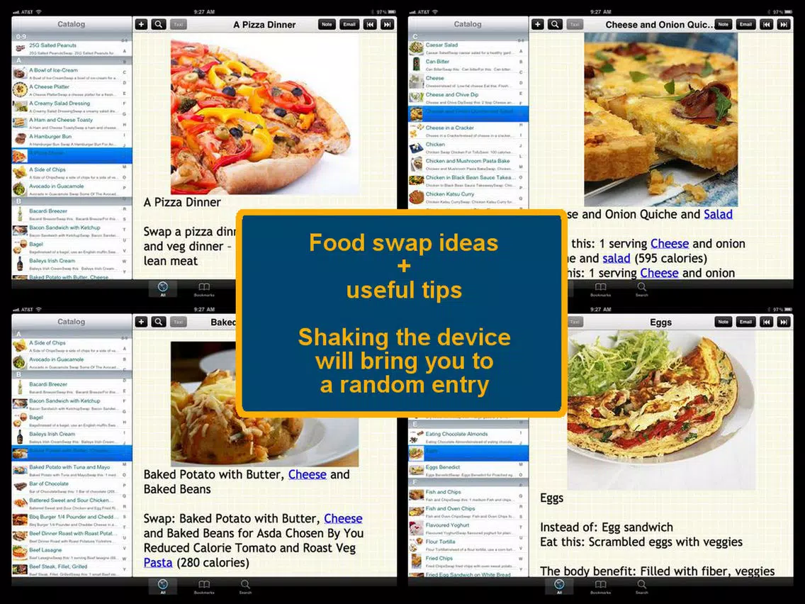 170 Food Swap Ideas iPad Screenshots