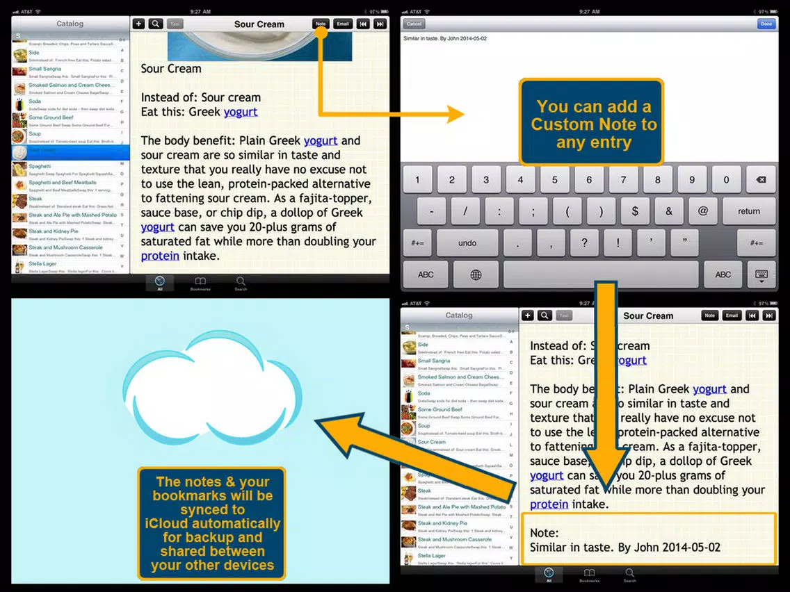170 Food Swap Ideas iPad Screenshots