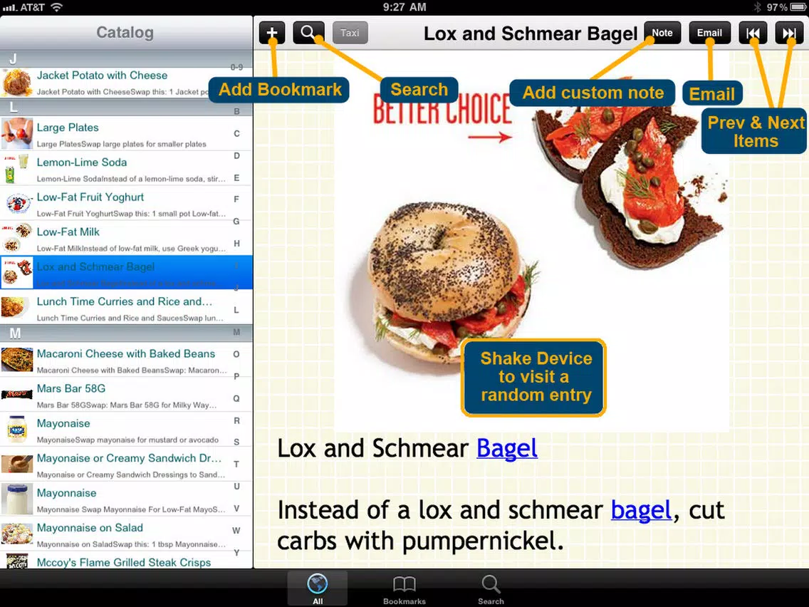 170 Food Swap Ideas iPad Screenshots