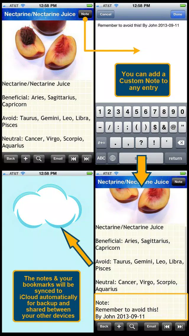 The Horoscope Diet Food List 600 Screenshots