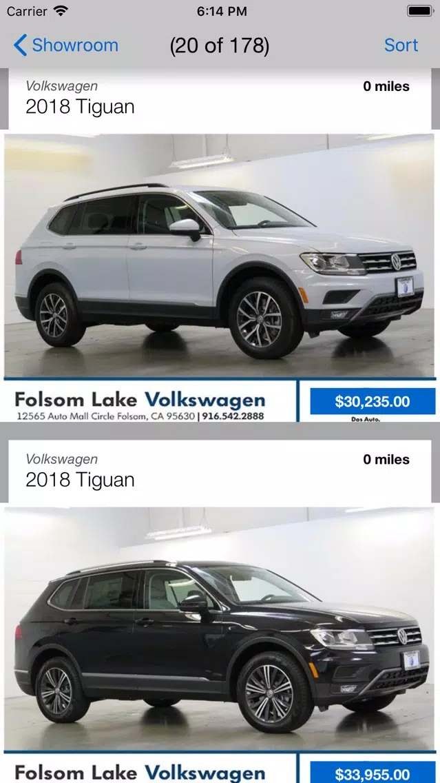 Folsom Lake Volkswagen Screenshots