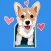Corgi Dog top emoji & stickers