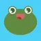 Fun toad stickers - frog emoji