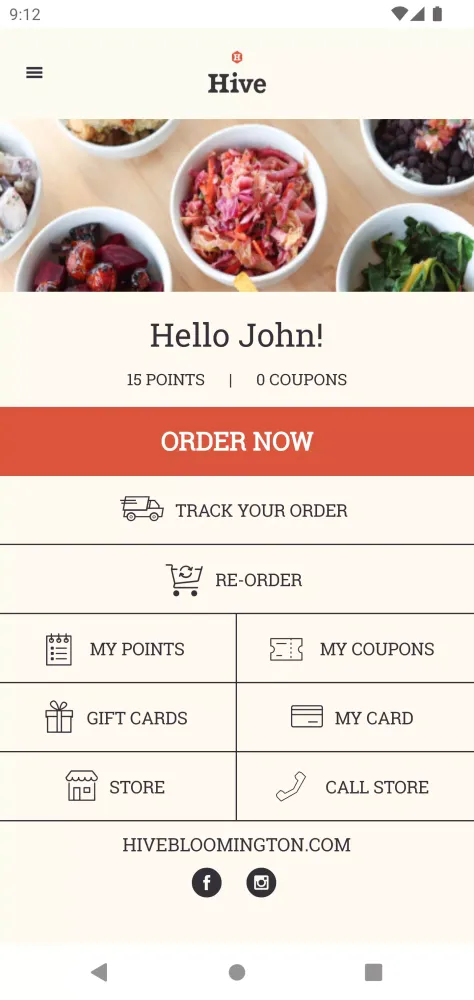 Hive Restaurant Screenshots