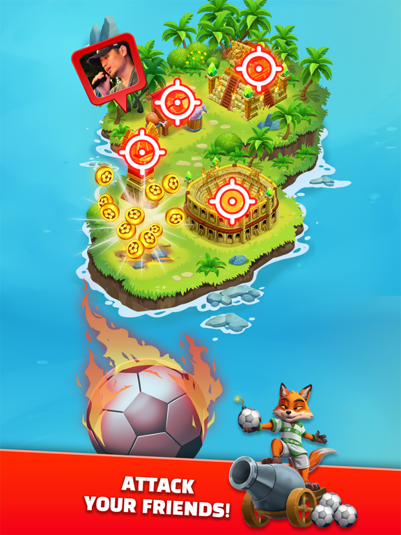 Foxy's Football Islands iPad Screenshots