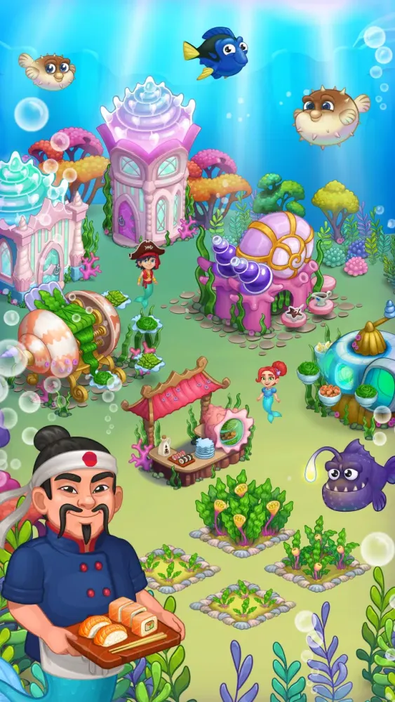 Aquarium Farm - water journey Screenshots