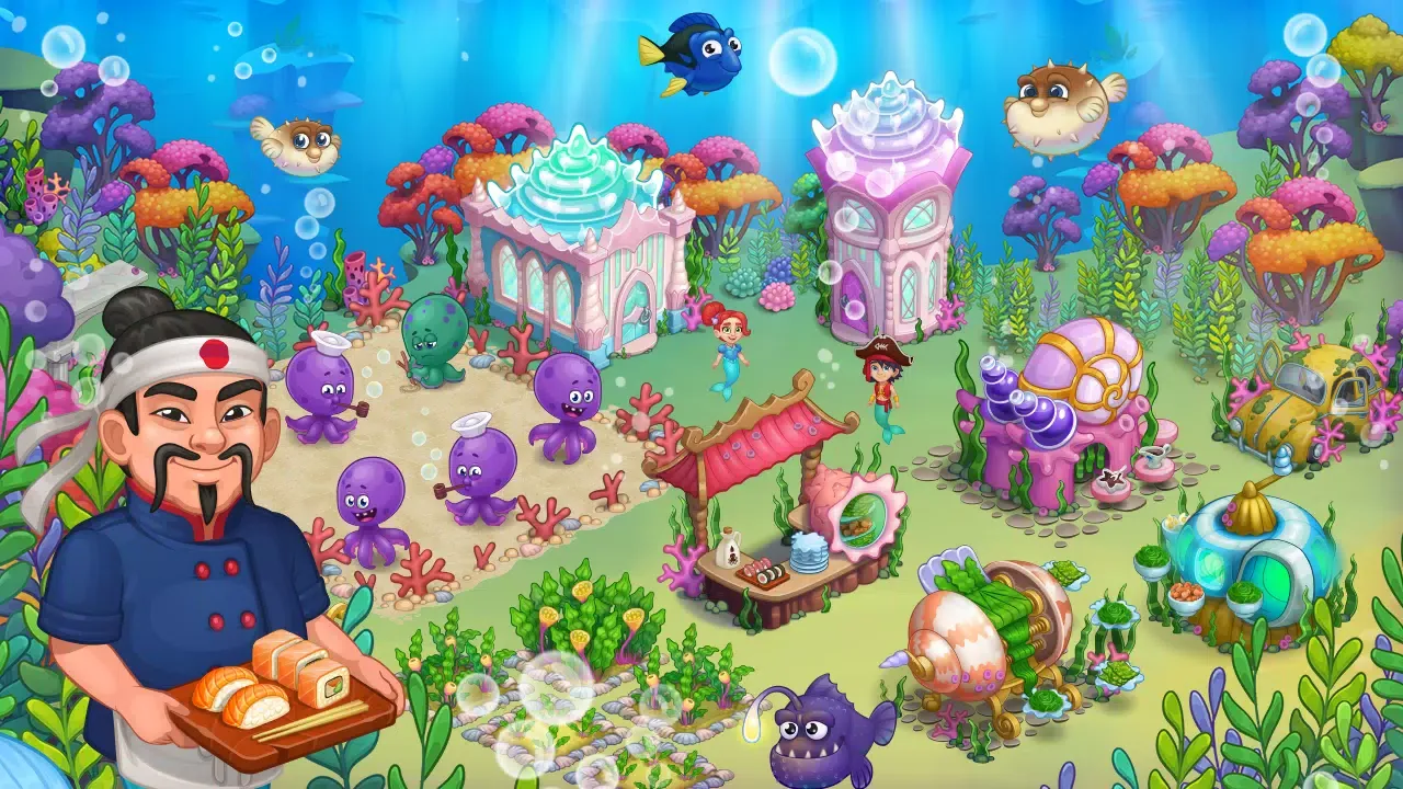 Aquarium Farm - water journey Screenshots