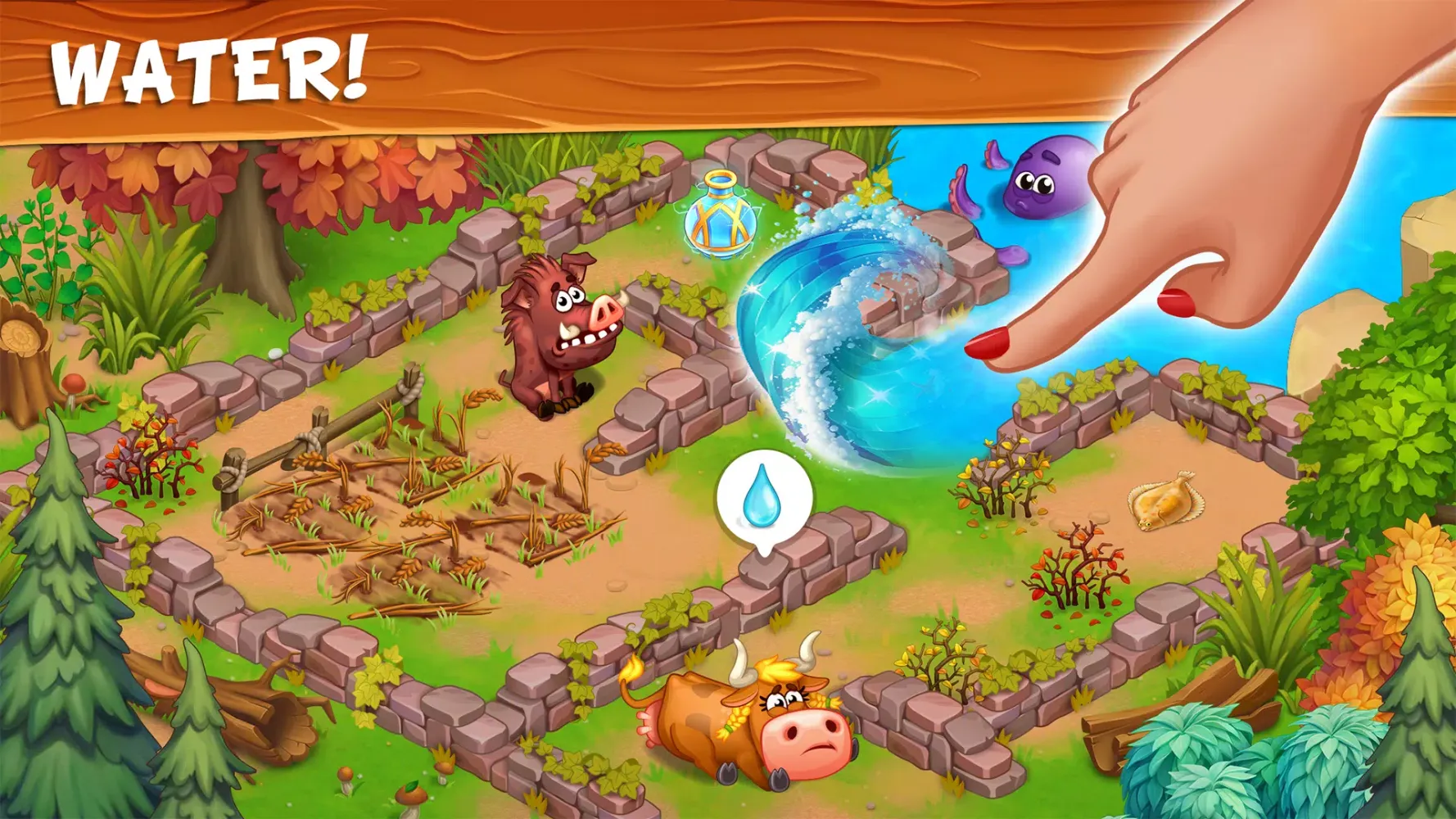 Vikings and Dragon Island Farm Screenshots