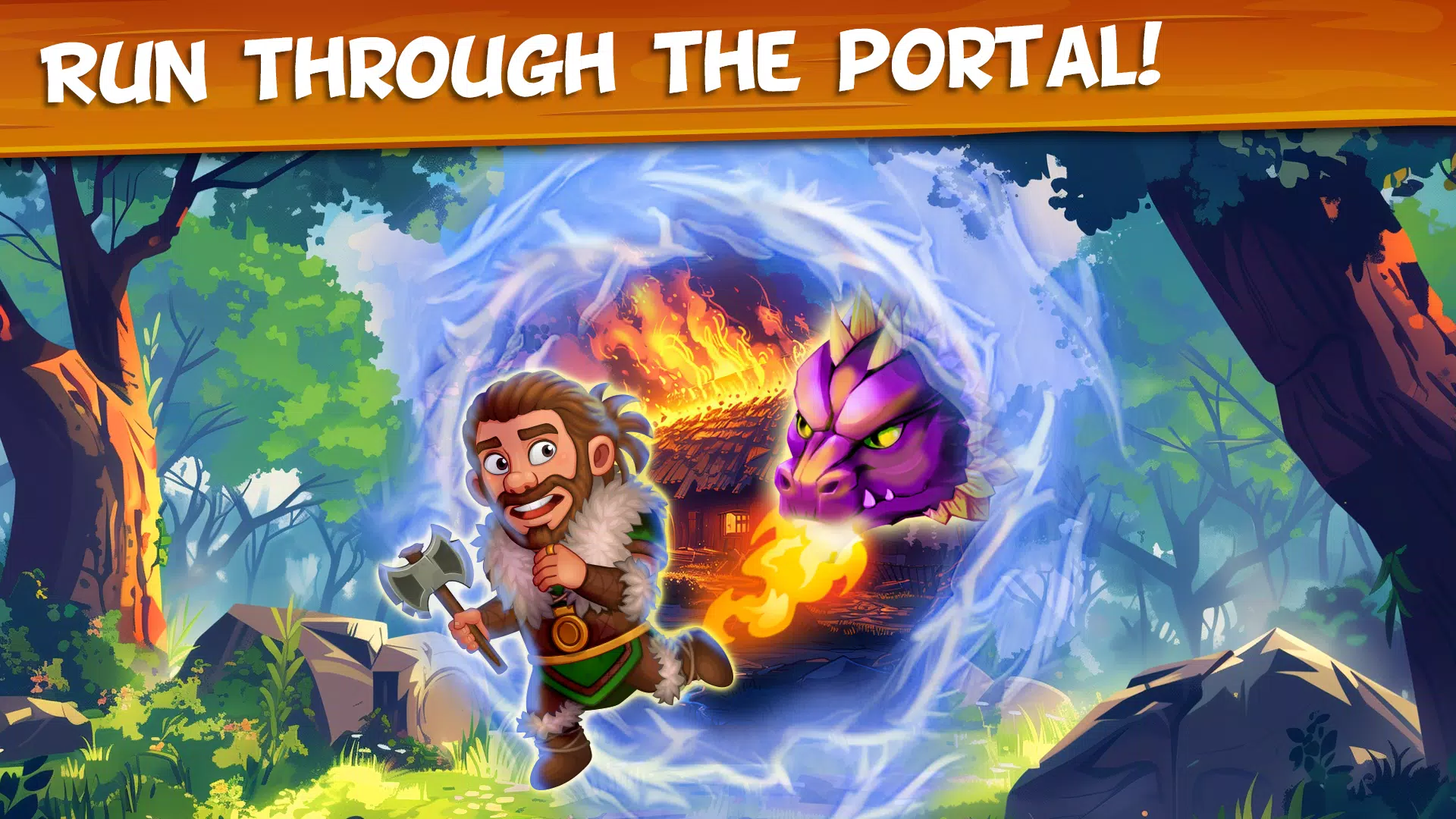 Capturas de tela do Vikings and Dragon Island Farm