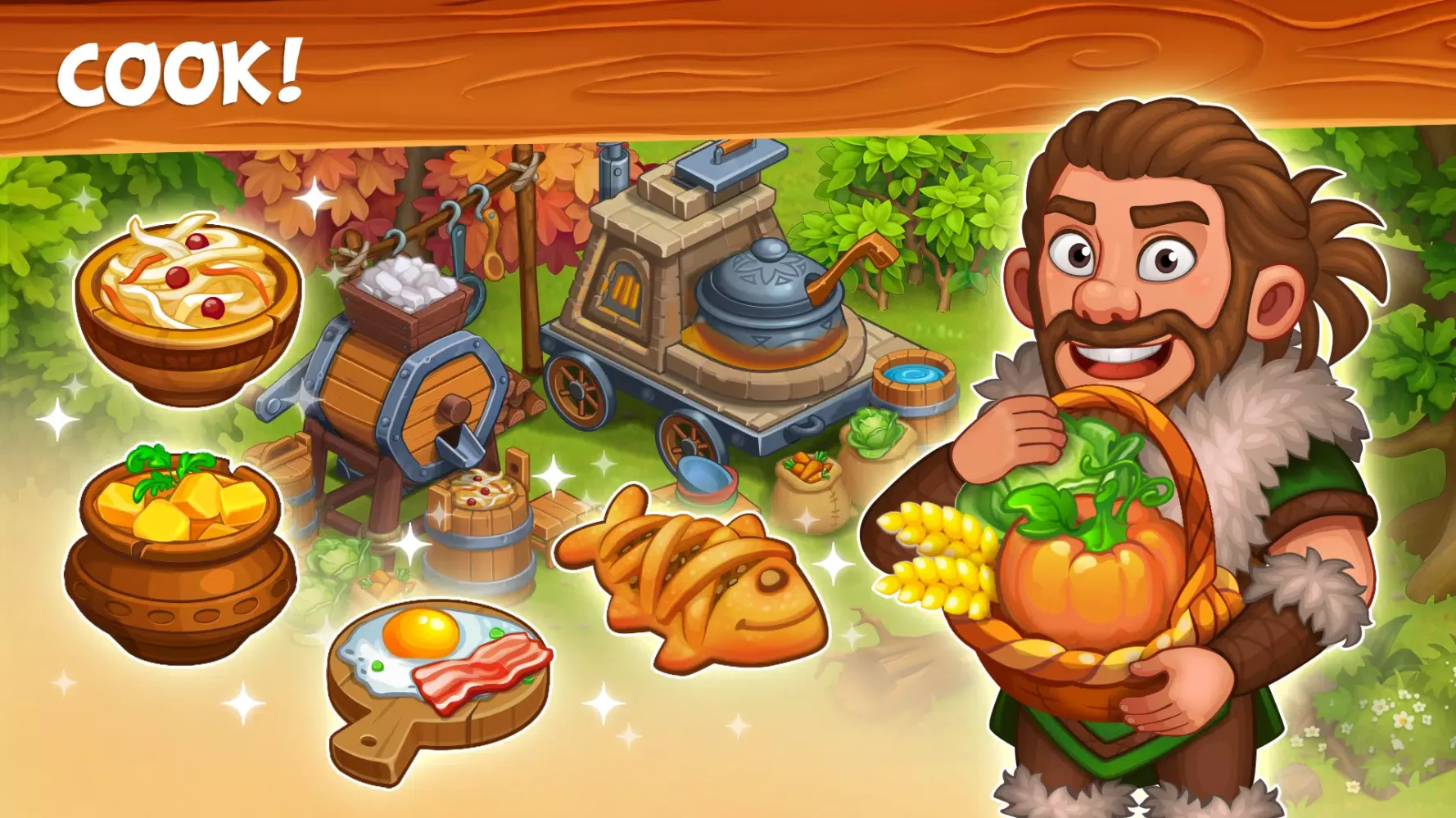 Vikings and Dragon Island Farm Screenshots
