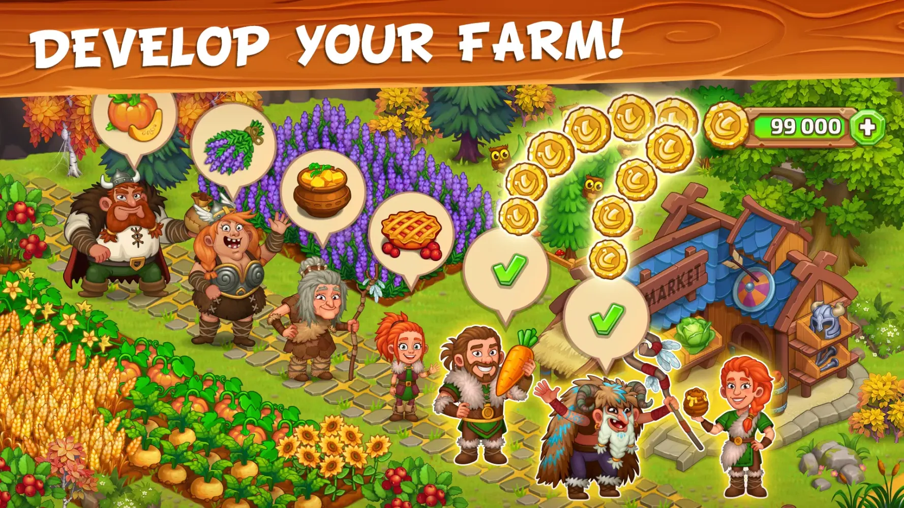 Vikings and Dragon Island Farm Screenshots