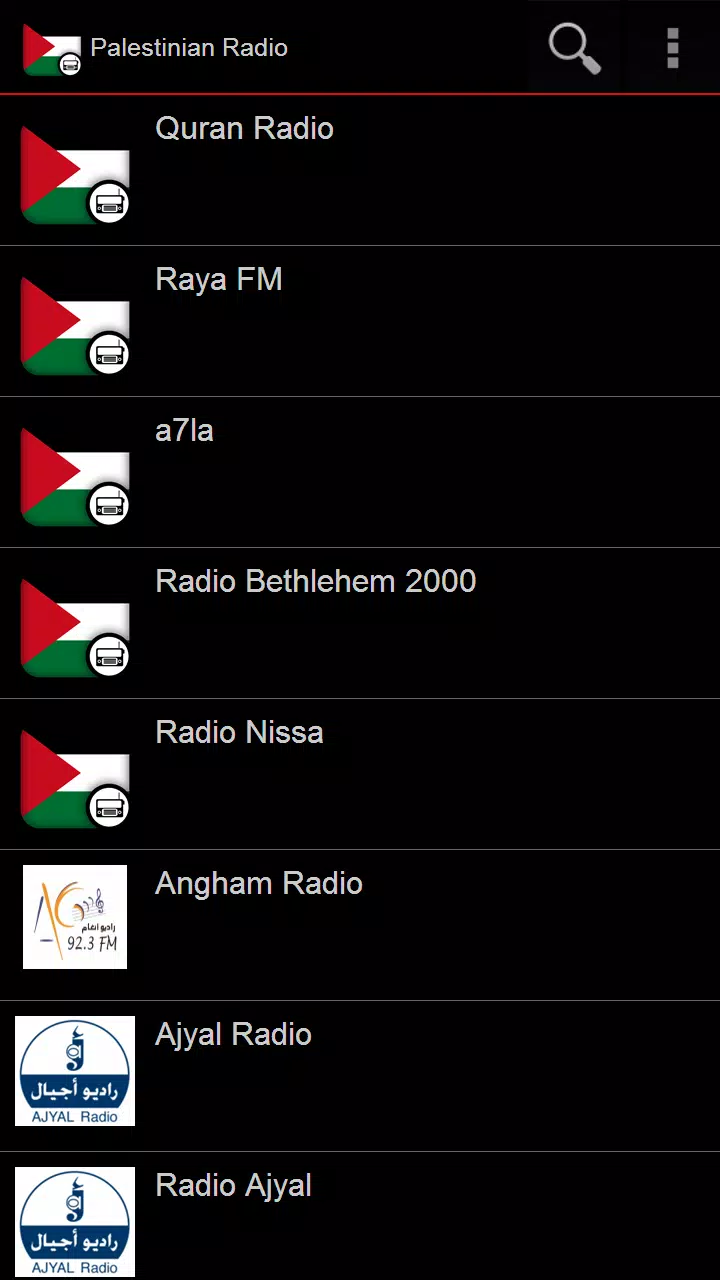 Palestinian Radio Screenshots