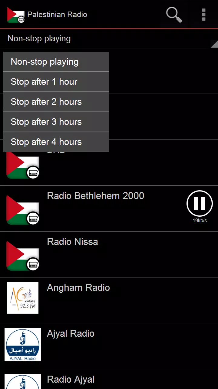 Palestinian Radio Screenshots