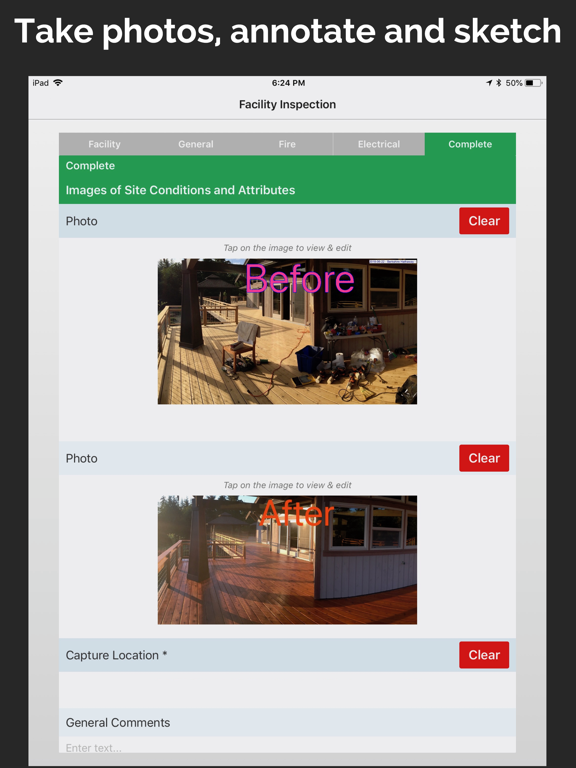 Forms On Fire - Mobile Forms iPad Screenshots