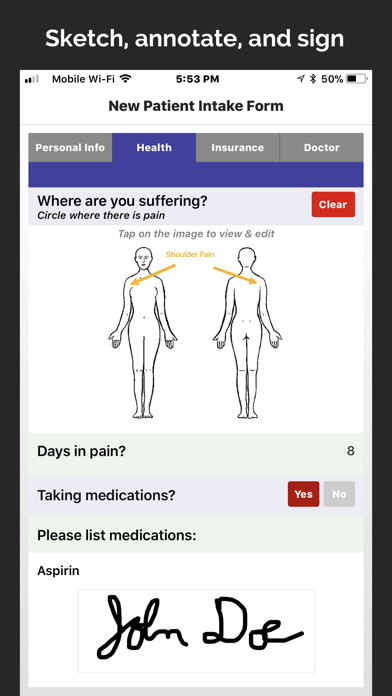 Forms On Fire - Mobile Forms Screenshots