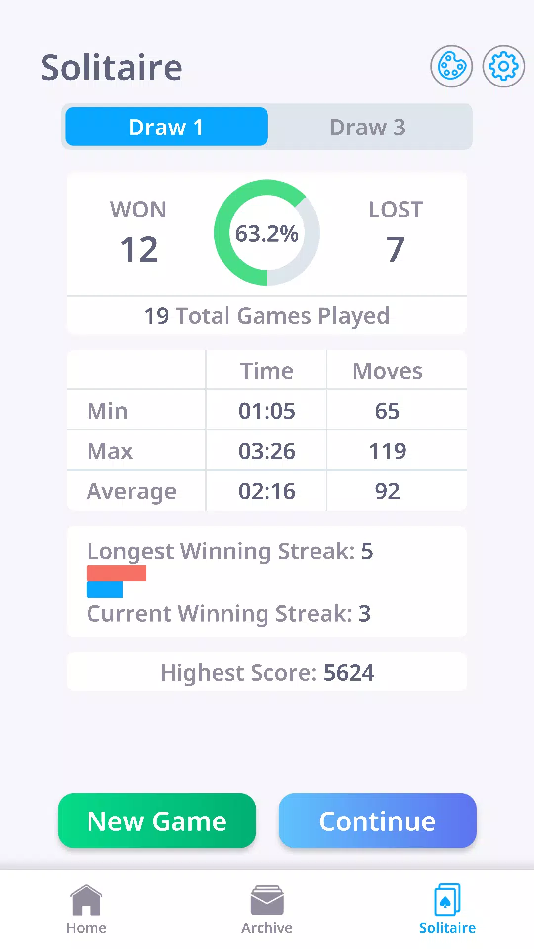 Solitaire. Daily Patience Game Screenshots