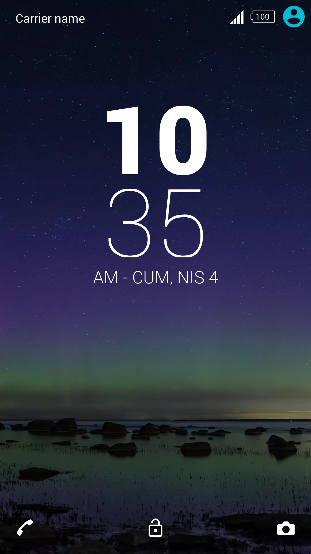 For Xperia Theme Aurora Screenshots