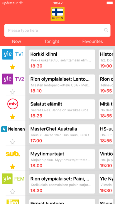 TV-Ohjelmat Suomi => Finland (FI) Screenshots
