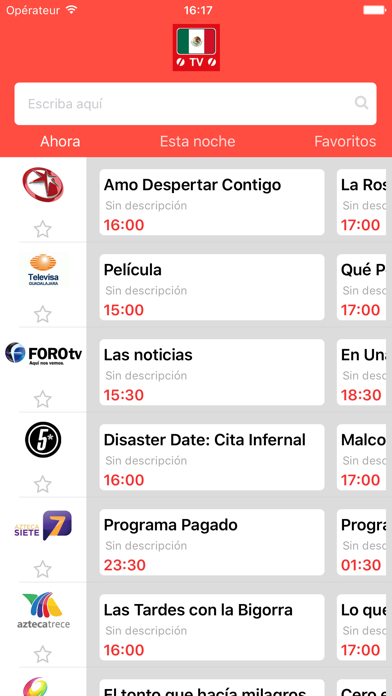 Guía TV (Programación Televisión) México MX Screenshots