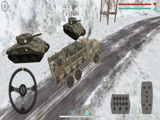 Tangkapan layar Gird Up For Army Truck Drive iPad 