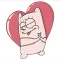 Lovely BangEe Sticker
