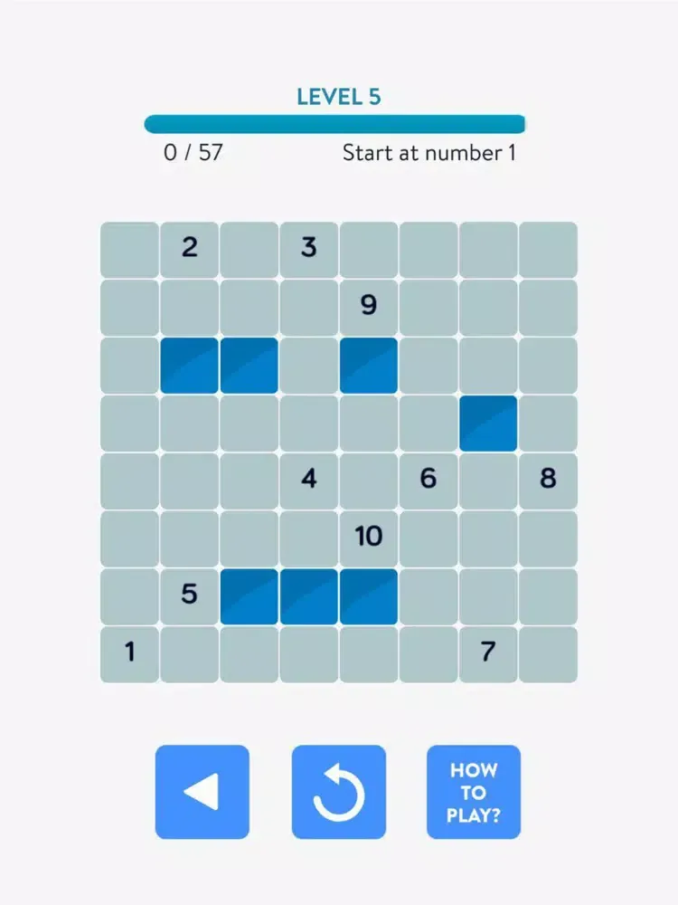 Ảnh chụp màn hình của Line the Numbers - Puzzle Game iPad 