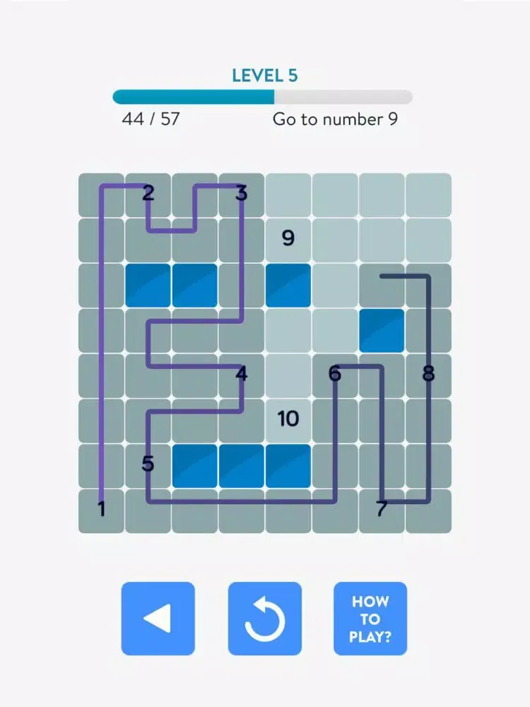 Ảnh chụp màn hình của Line the Numbers - Puzzle Game iPad 