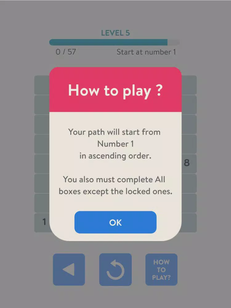 Line the Numbers - Puzzle Game iPad  스크린샷
