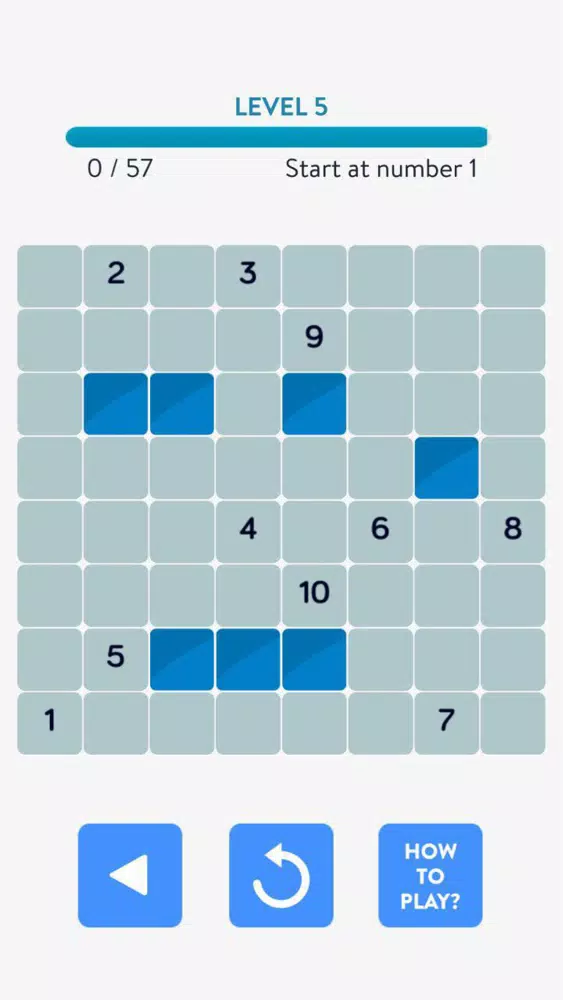 Line the Numbers - Puzzle Game 스크린샷