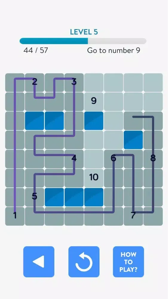 Ảnh chụp màn hình của Line the Numbers - Puzzle Game