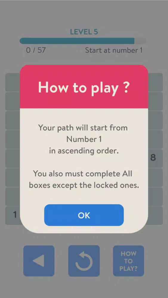 Line the Numbers - Puzzle Game 스크린샷