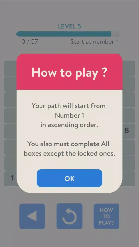Ảnh chụp màn hình của Line the Numbers - Puzzle Game