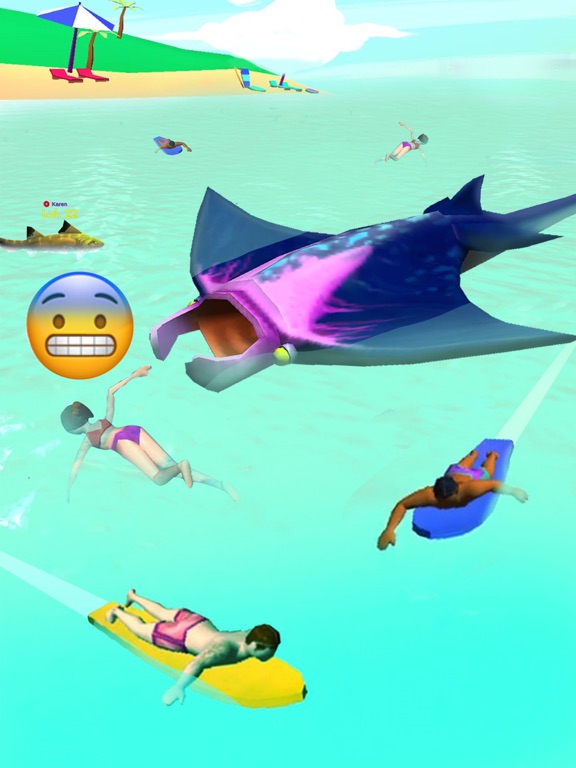 Shark Attack -Simulator games iPad  سکرین شاٹس