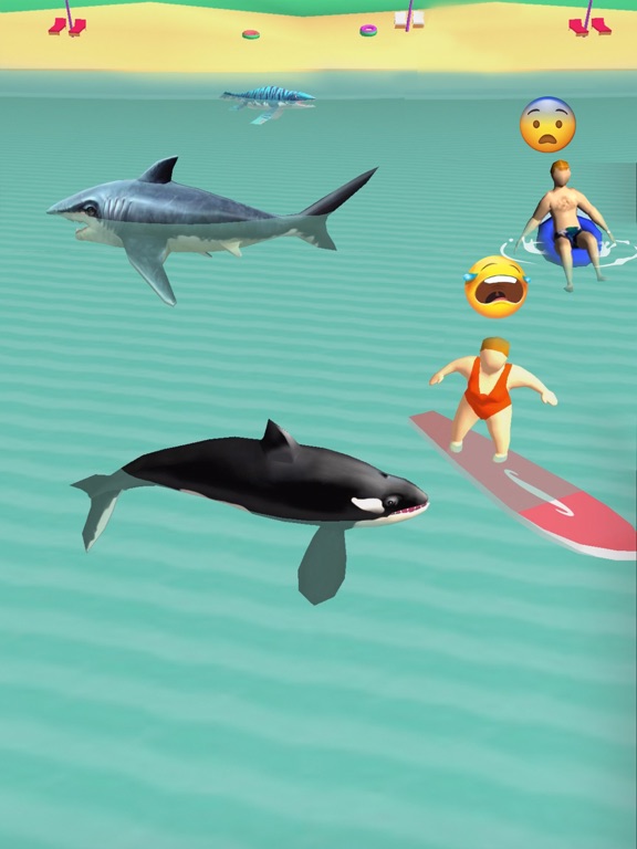 Shark Attack -Simulator games iPad  سکرین شاٹس