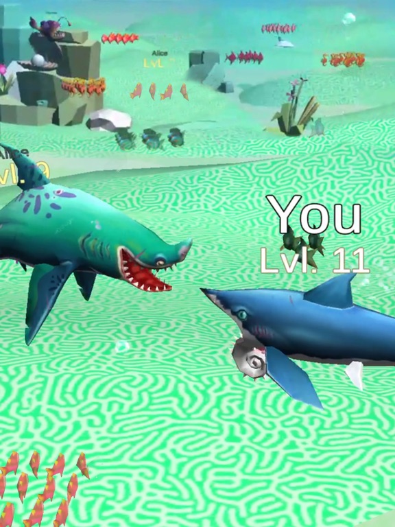 Shark Attack -Simulator games iPad  سکرین شاٹس
