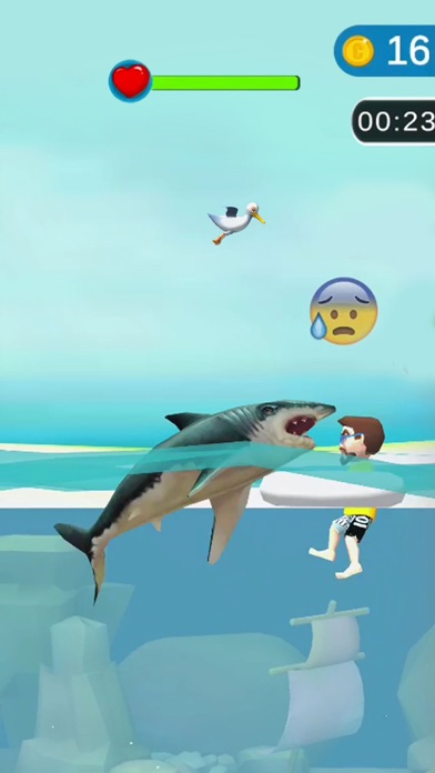 Tangkapan skrin Shark Frenzy 3D