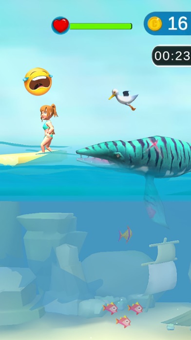 Tangkapan skrin Shark Frenzy 3D