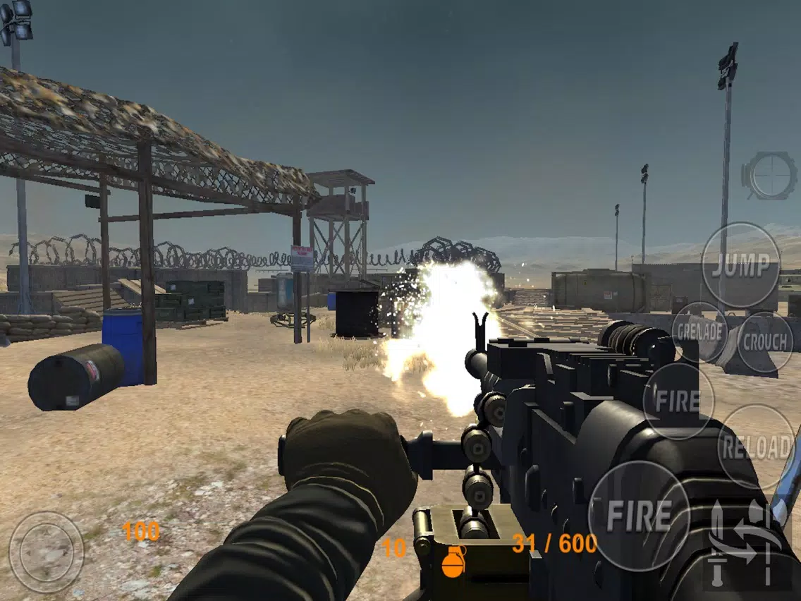 Real Trigger FPS Weapons Shooting Test : Desert Range Mission Games Free iPad 应用截图