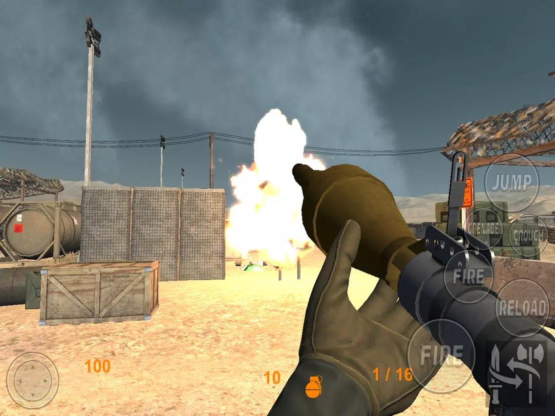 Real Trigger FPS Weapons Shooting Test : Desert Range Mission Games Free iPad 应用截图
