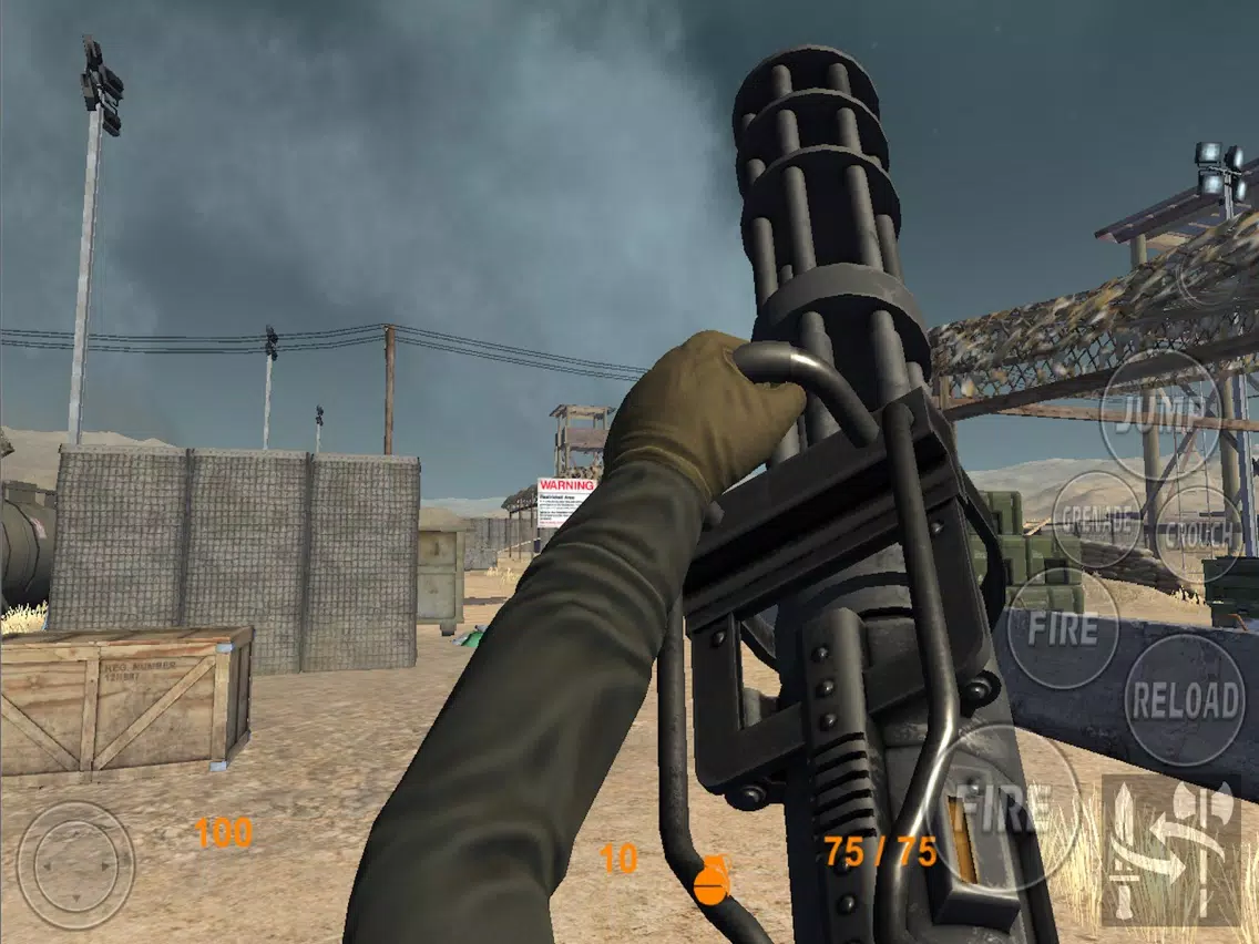 Real Trigger FPS Weapons Shooting Test : Desert Range Mission Games Free iPad 应用截图