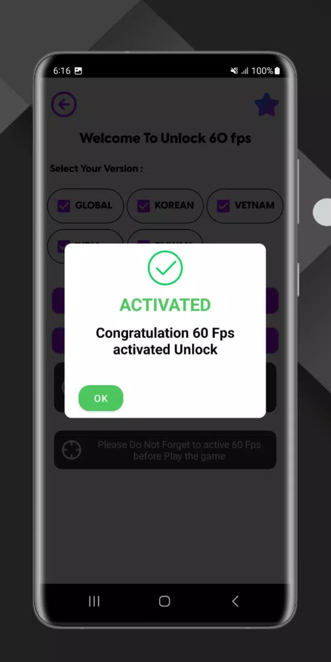 Unlock 60 fps BGMI - GFX Tools Screenshots