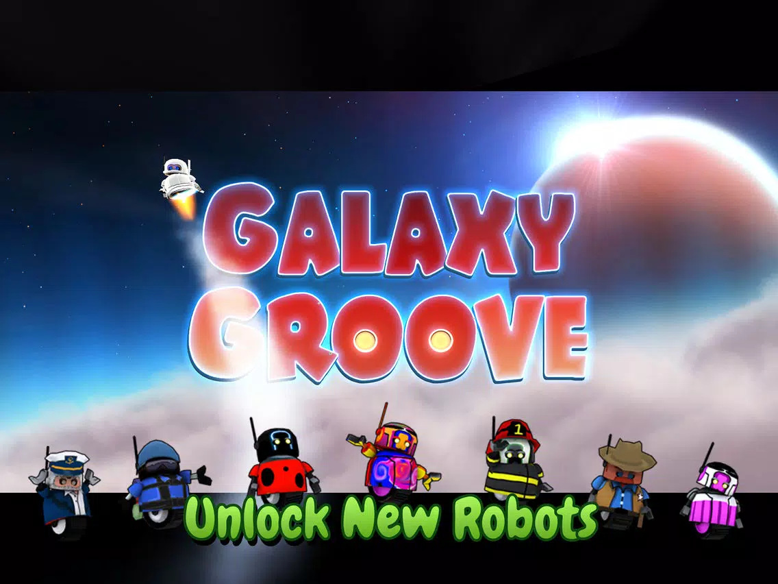 Tangkapan layar Galaxy Groove iPad 