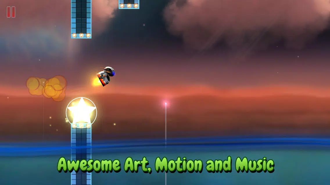 Tangkapan layar Galaxy Groove