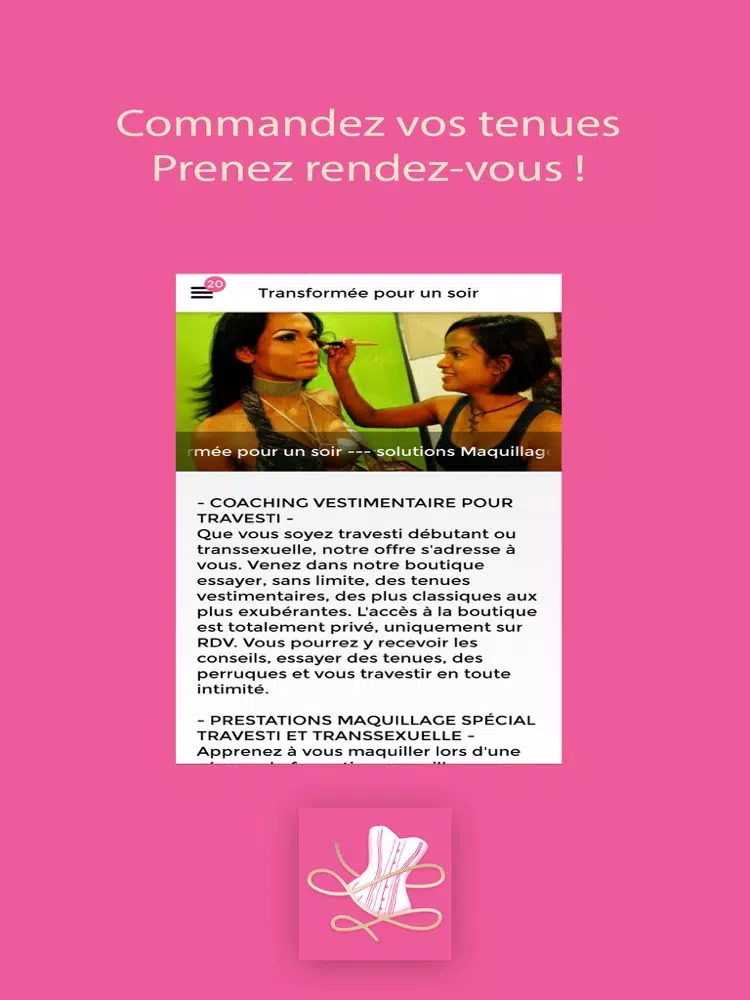 Transformée pour un soir iPad 應用截圖