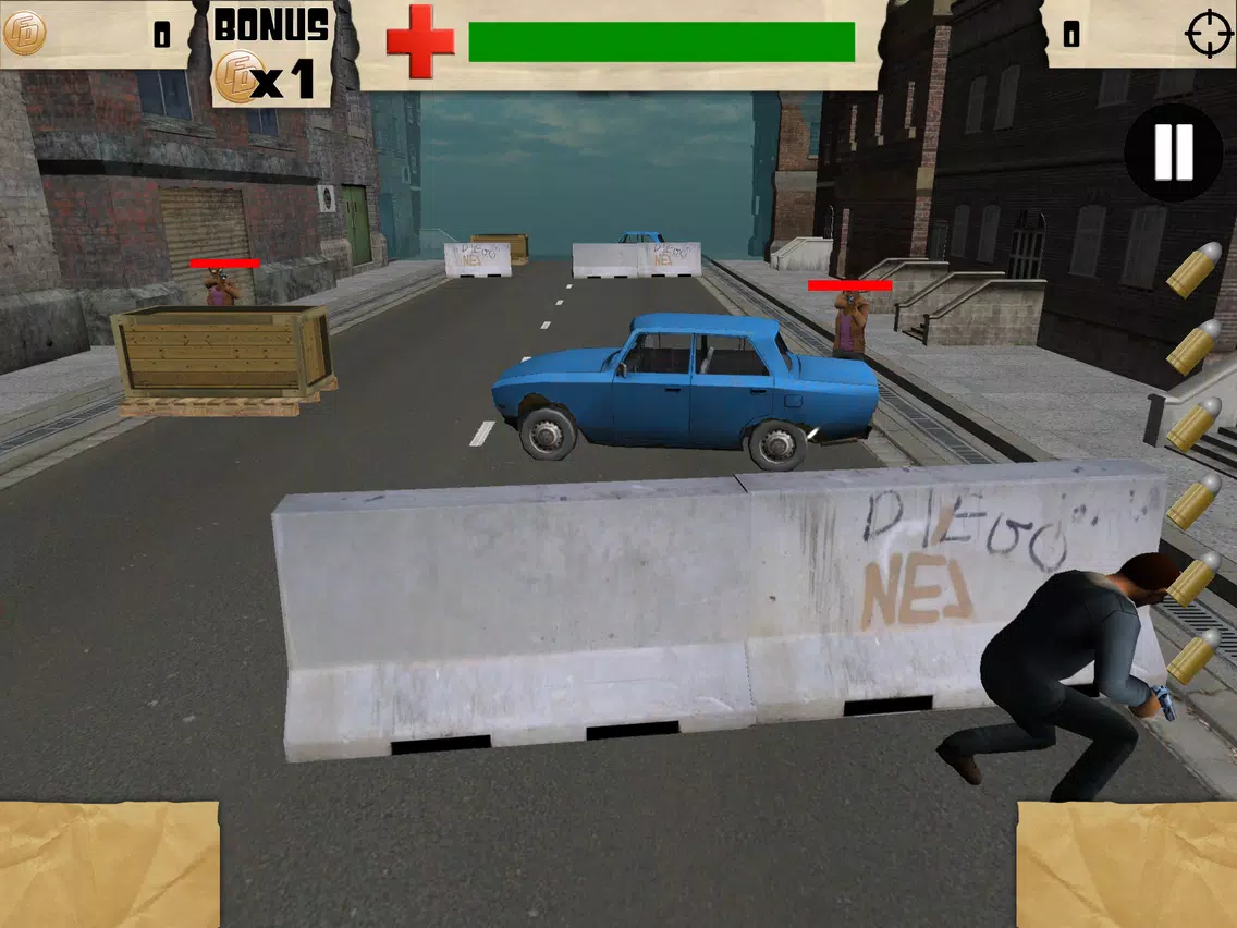 Tangkapan skrin Freaky Deaky Flashback iPad 