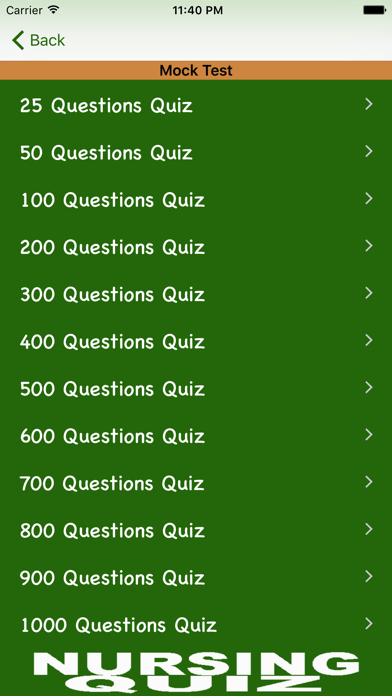 Fundamentals of Nursing Quiz With 5000 Questions Free Screenshots