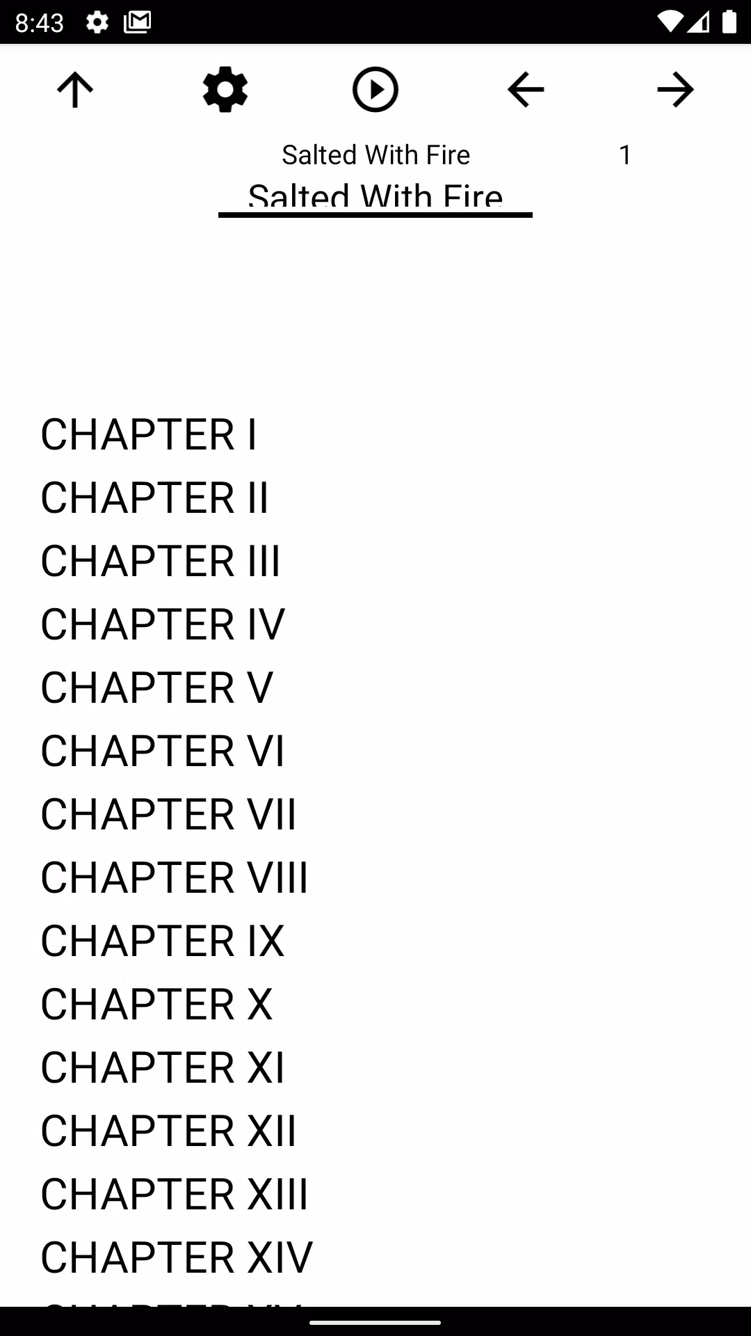 Book, Salted With Fire Screenshots
