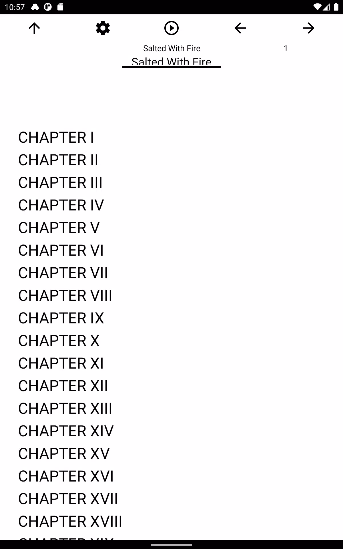 Book, Salted With Fire Screenshots